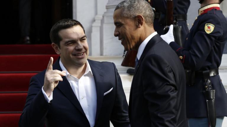 Επίσκεψη Ομπάμα στην Αθήνα: Κάλεσμα Τσίπρα να βρεθεί λύση για το χρέος και το κυπριακό