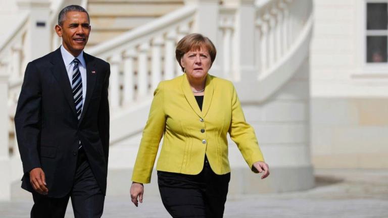 Ο Ομπάμα ζήτησε από την Μέρκελ να συνεργαστούν Ευρώπη και ΔΝΤ με την ελληνική κυβέρνηση