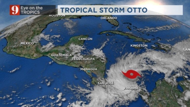 Η τροπική καταιγίδα Ότο ενισχύθηκε σε κυκλώνα, αναμένεται να πλήξει Κόστα Ρίκα και Νικαράγουα