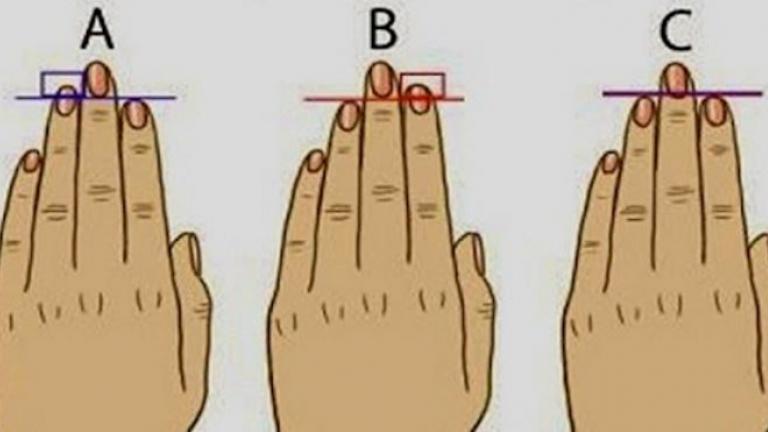 Τι δείχνει το μέγεθος των δακτύλων για το χαρακτήρα σας 