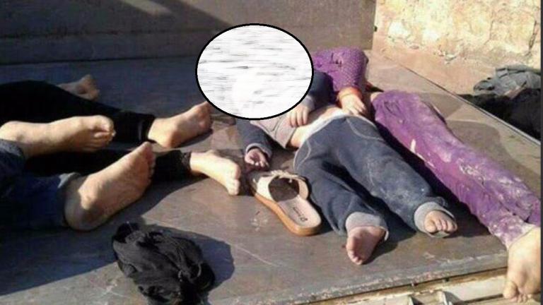 Εικόνες ΣΟΚ - Νεκρά παιδιά από χημικά στη Συρία 