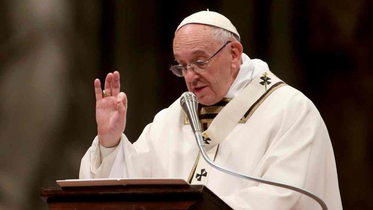 Ειρήνη στον κόσμο και ιδίως στη Συρία ζήτησε ο Πάπας Φραγκίσκος 