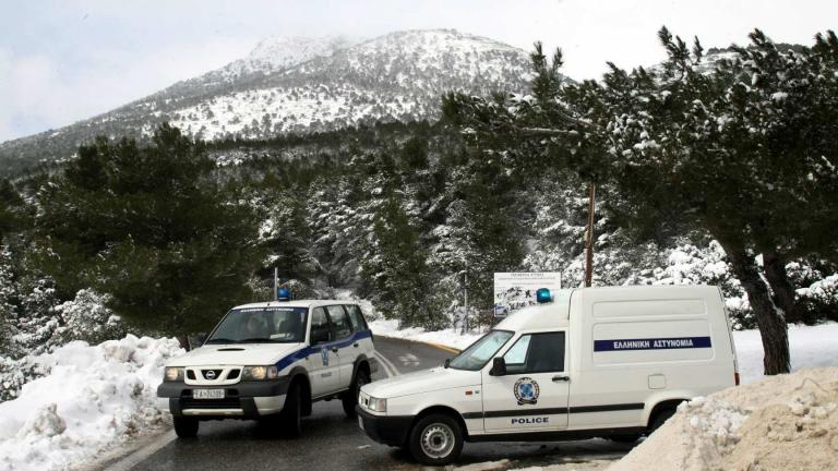 Απίστευτο χιόνι στην Πάρνηθα!