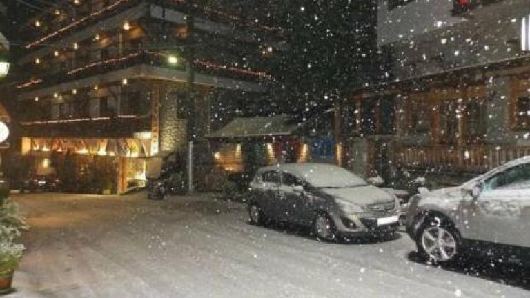 Χιόνισε μέσα στην πόλη της Πάτρας 