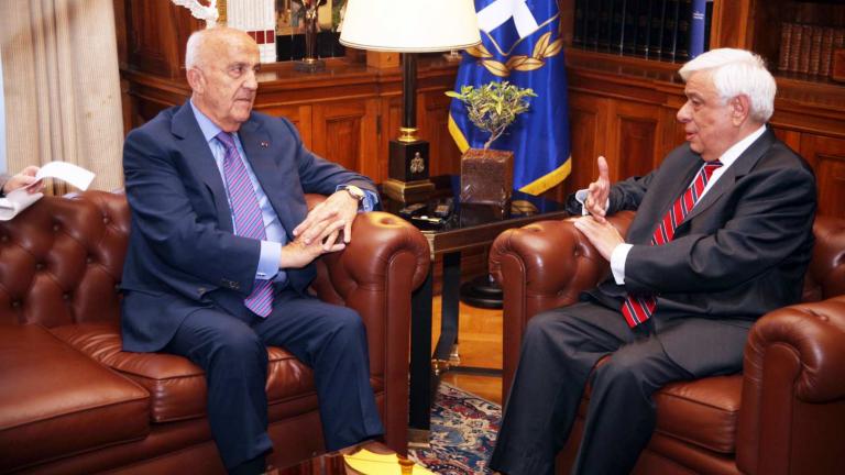 Προσφυγικού και η καταπολέμηση της τρομοκρατίας στο επίκεντρο της συνάντησης Πρ. Παυλόπουλου με τον αν. πρωθυπουργό του Λιβάνου 