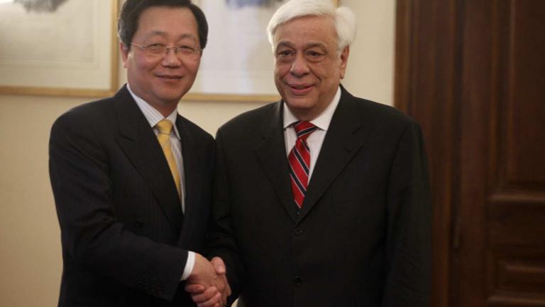 Παυλόπουλος: Όλο και πιο στενές οι σχέσεις Ελλάδας - Κίνας