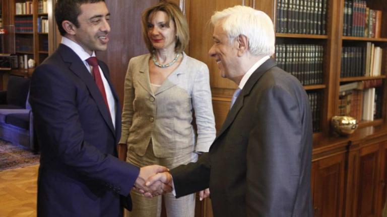 Πρόσκληση στα Ηνωμένα Αραβικά Εμιράτα για επενδύσεις στην Ελλάδα απηύθυνε ο Π. Παυλόπουλος