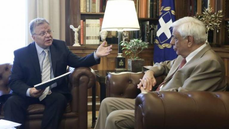 Με τον πρόεδρο του «Χαμόγελου του Παιδιού» συναντήθηκε ο Προκόπης Παυλόπουλος