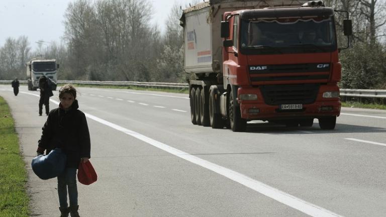 Άνοιξε για τα φορτηγά η εθνική Θεσσαλονίκης – Ευζώνων