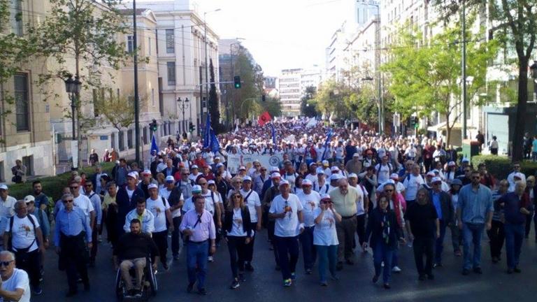 Ολοκληρώθηκε η πορεία Πάτρα - Αθήνα για την ανεργία