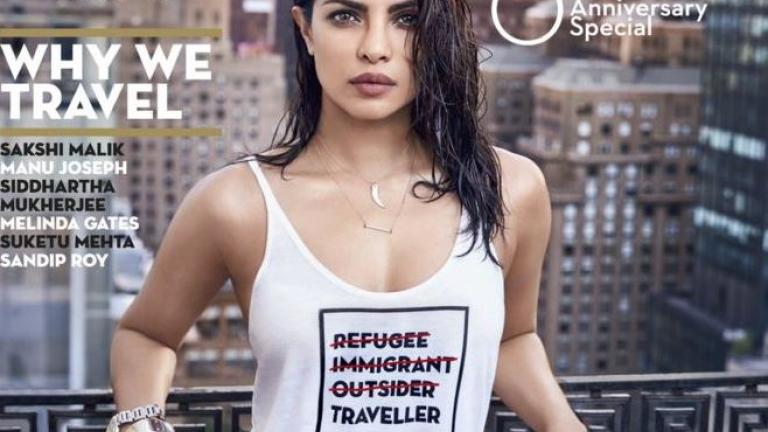 Χαμός με το μπλουζάκι της Πριγιάνκα Τσόπρα για τους πρόσφυγες