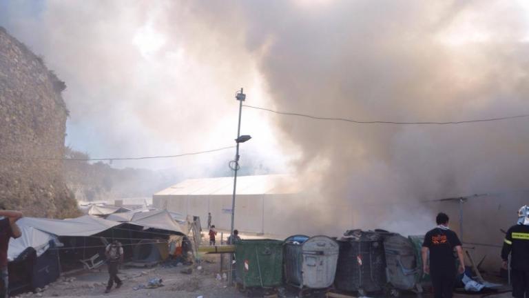 Πυρκαγιά σε καταυλισμό προσφύγων στην Κώ