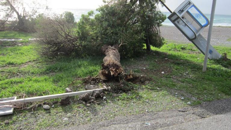 Ρόδος: Υδροστρόβιλος προκάλεσε, τα ξημερώματα, εκτεταμένες ζημιές