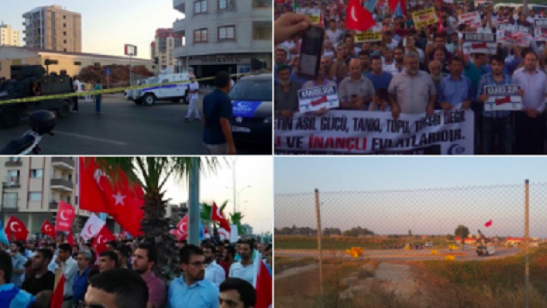 Τουρκία: Αντιαμερικανική διαδήλωση έξω από τη βάση του Ιντσιρλίκ