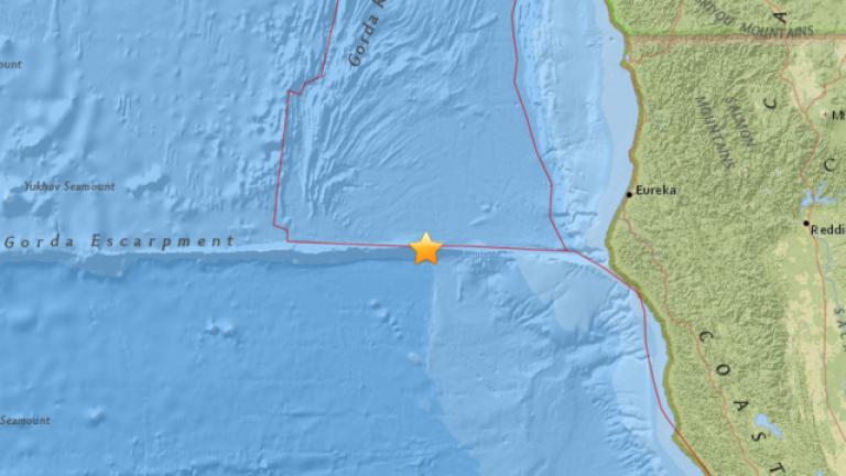 Συναγερμός στην Καλιφόρνια-Σεισμός 6,8 βαθμών Ρίχτερ στα ανοικτά της βόρειας Καλιφόρνιας