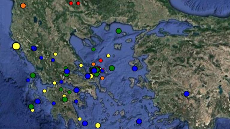 Σεισμική δόνηση μεγέθους 4,3 βαθμών της κλίμακας Ρίχτερ σημειώθηκε στις 11:15 στο βόρειο Ιόνιο