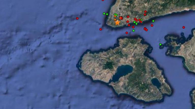 Νέος σεισμός στη Λέσβο