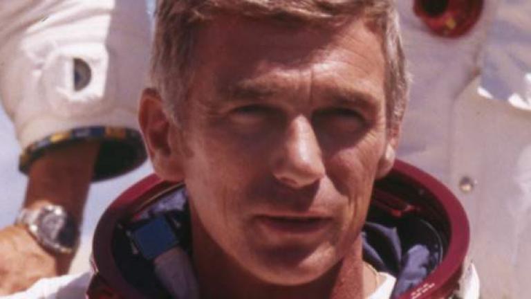 Ήταν ο διοικητής του Apollo 17, της τελευταίας αμερικανικής επανδρωμένης αποστολής στη Σελήνη