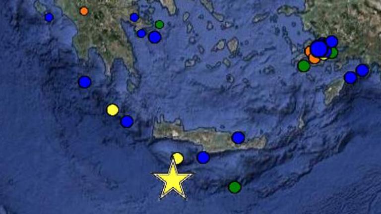 Σεισμός: Ο Εγκέλαδος ταρακούνησε την Κρήτη - Αισθητός στην Γαύδο
