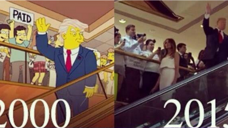 Απίστευτο!Ήταν πριν από 16 ολόκληρα χρόνια, που μια σειρά, οι δημοφιλέστατοι Simpsons, «προέβλεπαν» την προεδρία του Ντόναλντ Τραμπ.