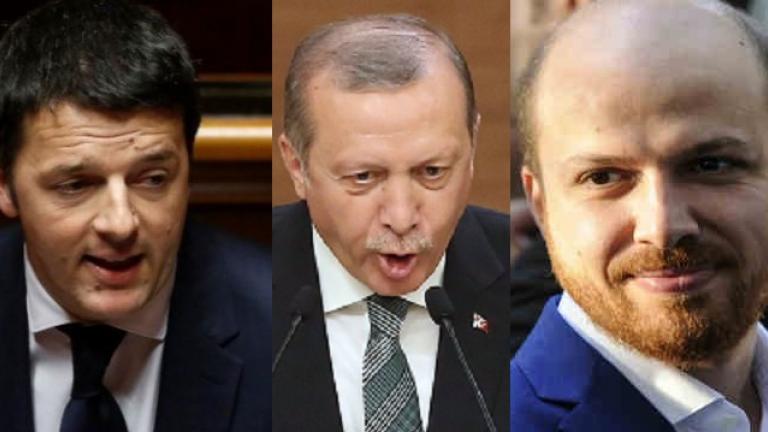 Κόντρα Ρέντσι-Ερντογάν για τις παρανομίες του γιου του Τούρκου Προέδρου