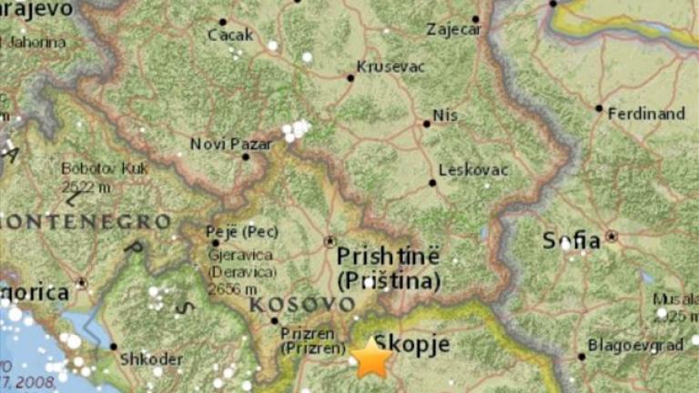 Ισχυρός σεισμός στα Σκόπια