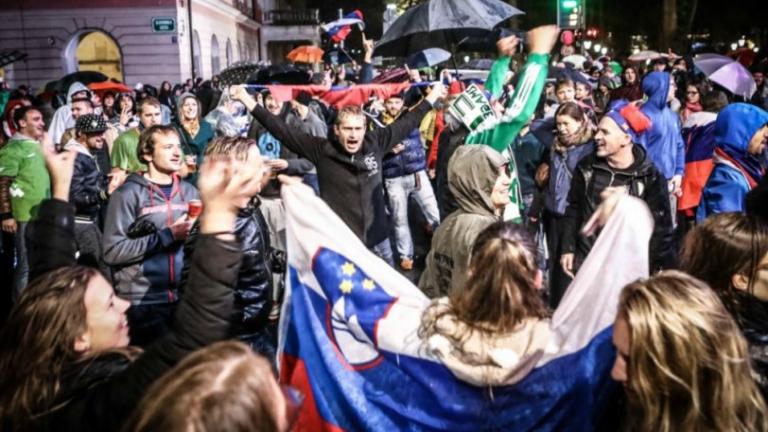 Ευρωμπάσκετ 2017: Έξαλλοι πανηγυρισμοί στη Λιουμπλιάνα (ΦΩΤΟ & ΒΙΝΤΕΟ)