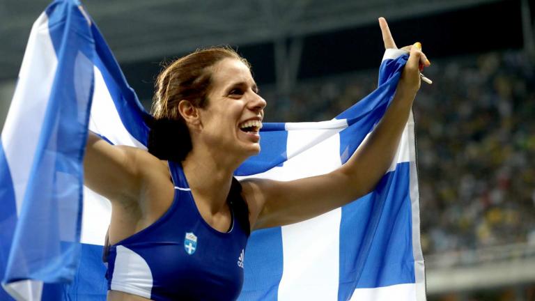 Σε πελάγη ευτυχίας η χρυσή ολυμπιονίκης Κατερίνα Στεφανίδη!