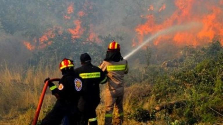 Σε εξέλιξη πυρκαγιά στην Αγία Κυριακή Ραφήνας