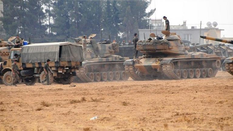 Ο τουρκικός στρατός βομβάρδισε κούρδους μαχητές στο Τζαραμπλούς
