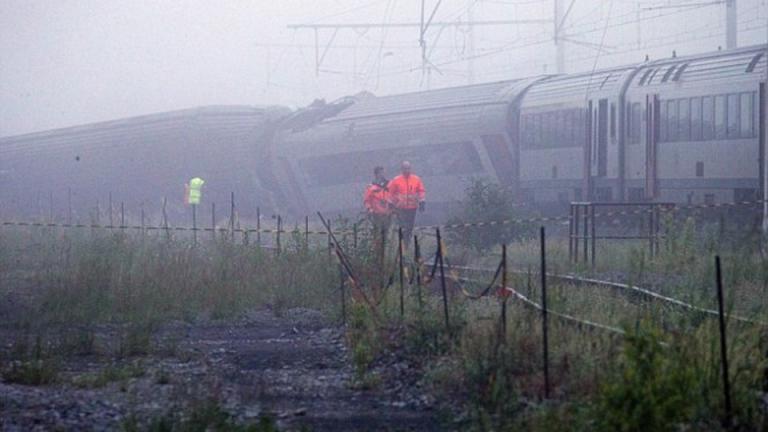  Βέλγιο: Ένας άνθρωπος σκοτώθηκε από εκτροχιασμό τρένου