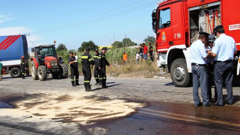 Τραγικό τέλος για δύο οδηγούς φορτηγών στην Αθηνών - Πατρών