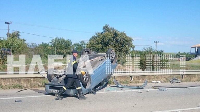 Σοβαρό τροχαίο σημειώθηκε λίγο μετά τις πέντε το απόγευμα της Κυριακής στην Ε.Ο. Πατρών - Πύργου (ΦΩΤΟ)