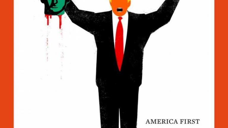 Το Spiegel υπερασπίζεται το εξώφυλλο με το σκίτσο του Τραμπ να αποκεφαλίζει το Άγαλμα της Ελευθερίας