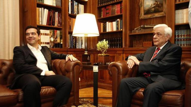 Στον Πρόεδρο της Δημοκρατίας ο Αλέξης Τσίπρας για τα αποτελέσματα του Eurogroup (VIDEO)