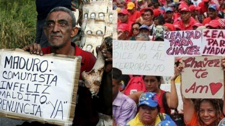 Την ώρα που παραμένει έκρυθμη η κατάσταση στη Βενεζουέλα κατά του προέδρου Μαδούρο,  το σάιτ του ΣΥΡΙΖΑ left.gr τάσσεται ανοιχτά υπέρ του 