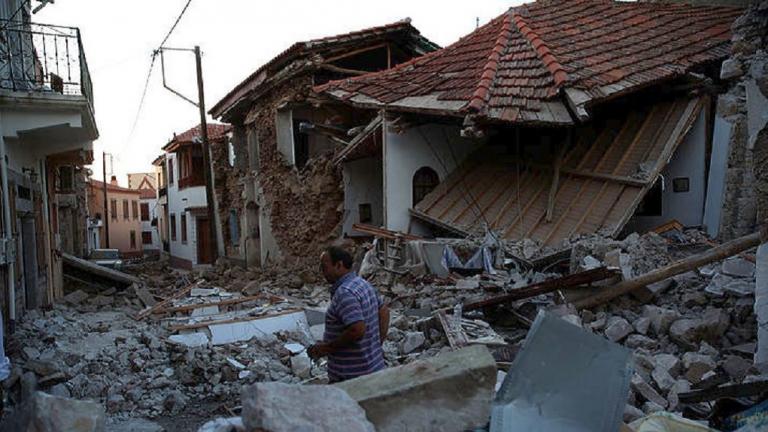 Σεισμός Μυτιλήνη: 221 κτίσματα κρίθηκαν επικίνδυνα και ετοιμόρροπα στη Βρίσα της Λέσβου