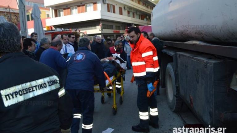 Σοκ στη Χίο-Βυτιοφόρο παρέσυρε πεζό στο λιμάνι