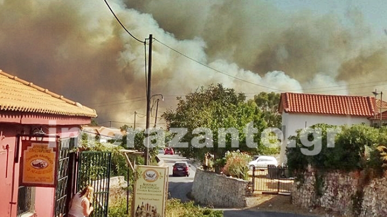 Και νέα πυρκαγιά στην Ζάκυνθο στην άλλη άκρη του νησιού-Στο στόχαστρο εμπρηστών το νησί;