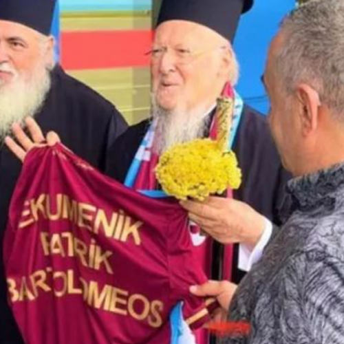 Πυρ και μανία ο Μπαχτσελί για μια ...ποδοσφαιρική φανέλα - Δώρο της ομάδας Τραμπζονσπόρ στον Οικουμενικό Πατριάρχη