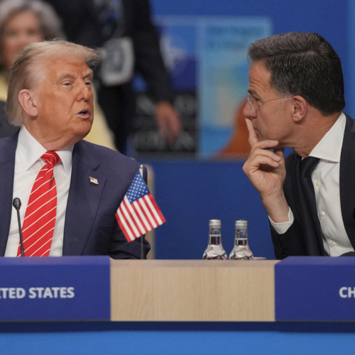 trump rutte NATO summit
