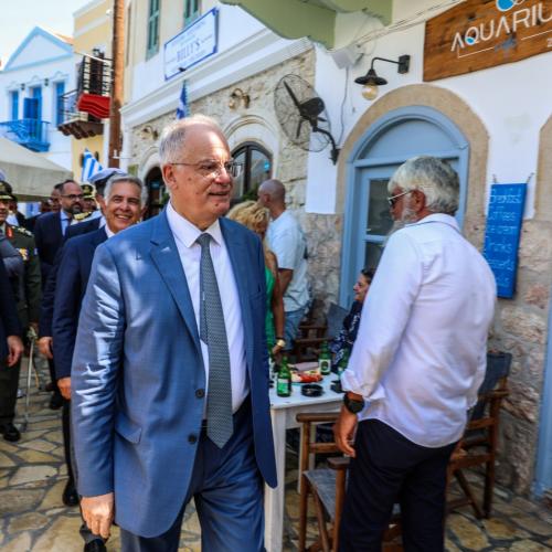 Επίσκεψη του ΠτΔ Κωνσταντίνου Τασούλα στο Καστελλόριζο
