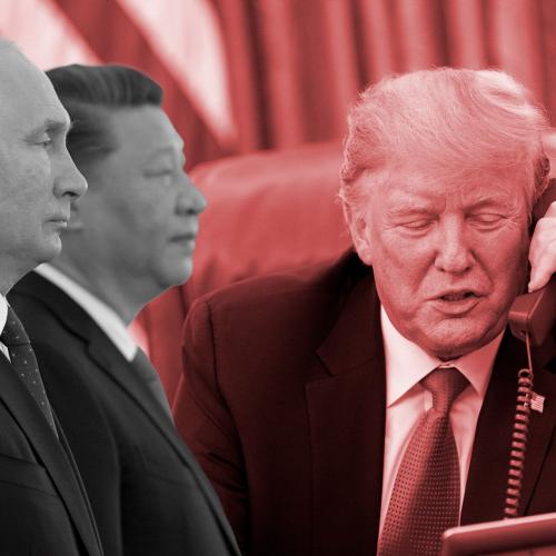 τραμπ πουτιν και σι τζιπιγνκ