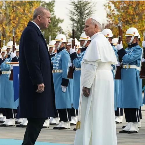 ερντογαν και παπας λεων ιδ