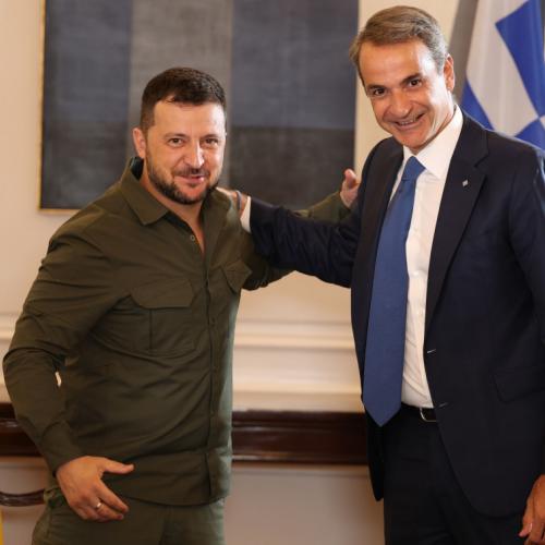 Ζελένσκι και μητσοτακης