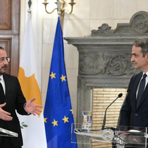 Χριστοδουλίδης και μητσοτακης