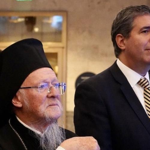  Βαρθολομαίος με τον αναπληρωτή ΥΠΕΞ των ΗΠΑ, Μάικλ Ρίγκα