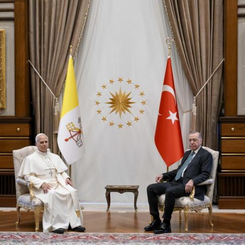 Ερντογάν για Πάπα Λέοντα: «Συζητήσαμε ζητήματα που αφορούν την κοινή συνείδηση της ανθρωπότητας»
