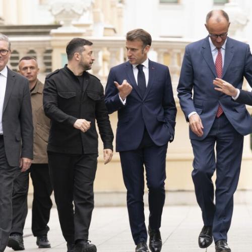 macron merz starmer ukraine