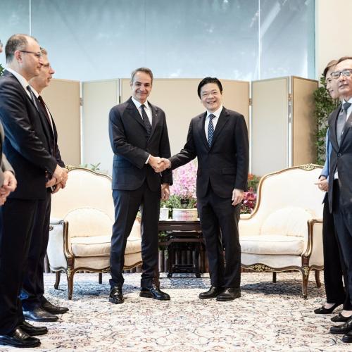 Ο Κυρ. Μητσοτάκης στην Σιγκαπούρη, συναντήθηκε με την πολιτική ηγεσία - Διμερείς σχέσεις, ναυτιλία και εξαγωγές στο επίκεντρο